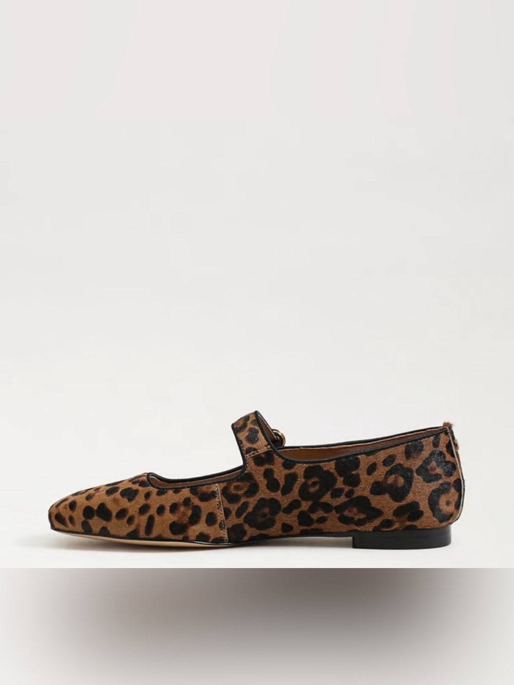Sam Edelman Mary Jane Flats - Leopard Brahma Hair Leather - Picture 3 of 9